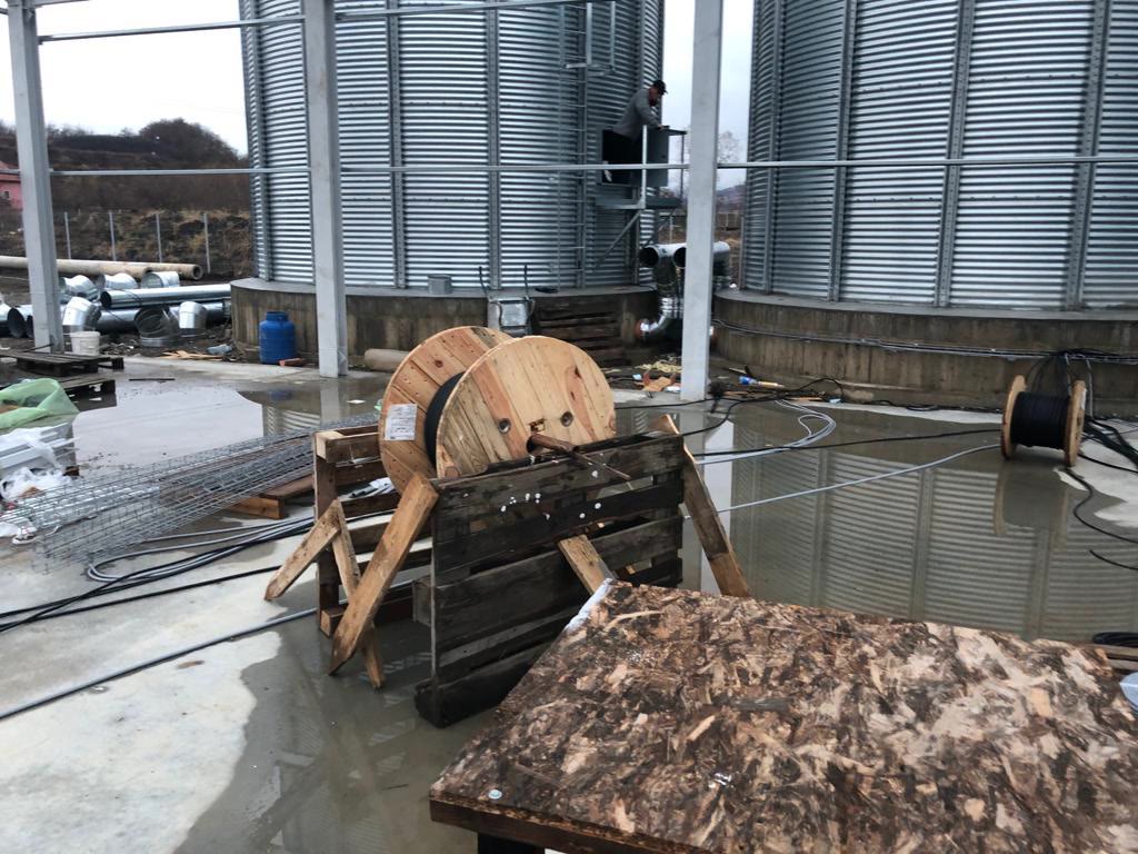 Instalatie electrica in desfasurare – Proiect Ighiu(RO)