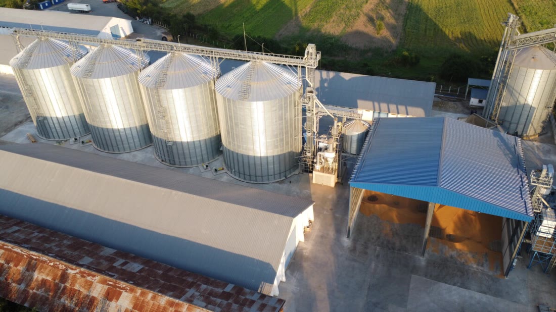grain silos
